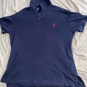 Dark Blue Polo Ralph Lauren Slim Shirt